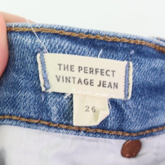 Madewell The Perfect Vintage Jean Distressed Size‎ 26 - Picture 7 of 9